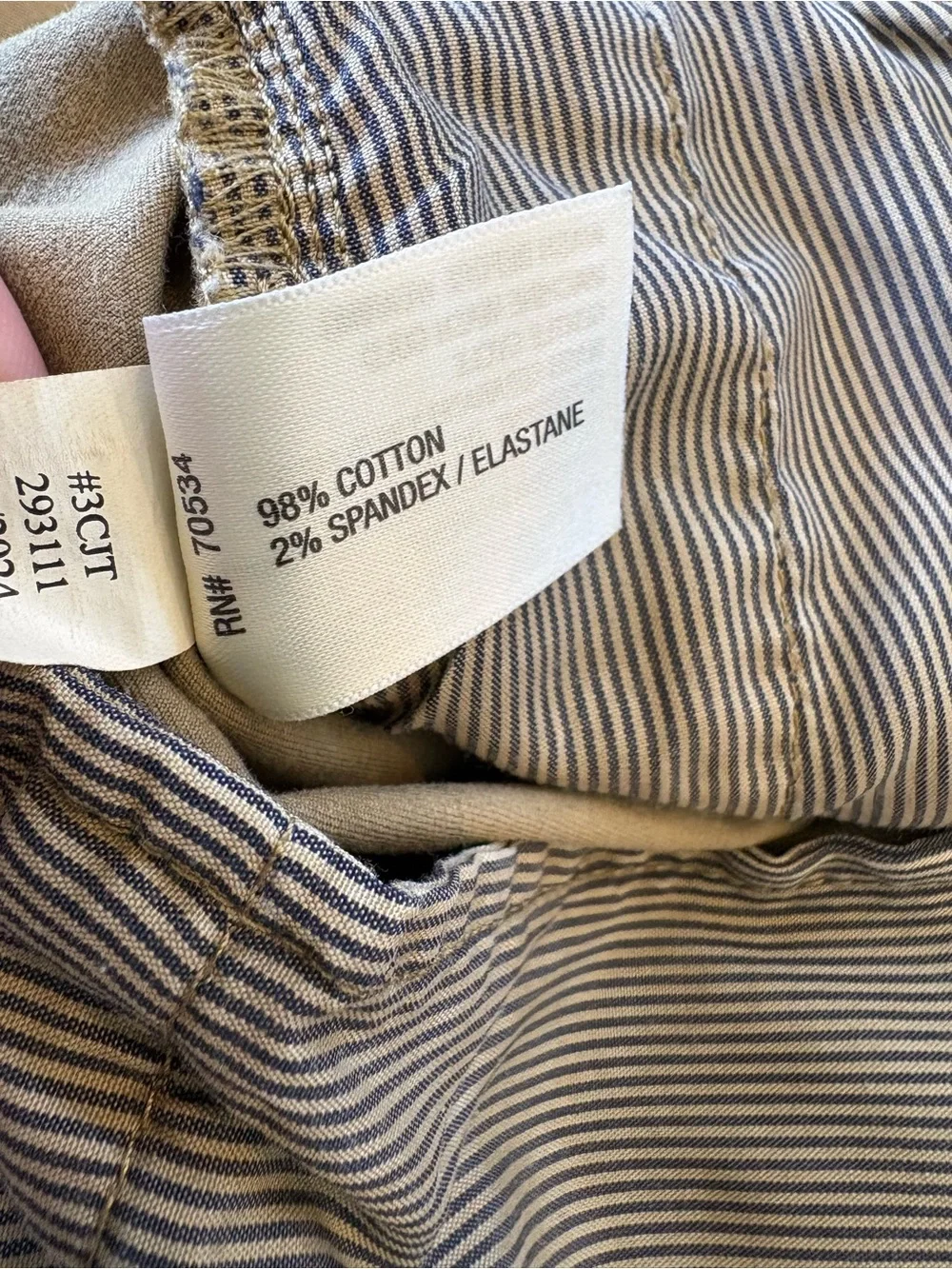 Orvis Khaki/Tan Straight Fit Chinos